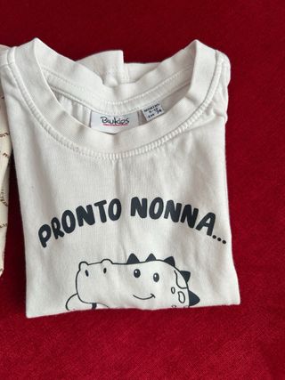 Set 2 t-shirt neonato manica lunga