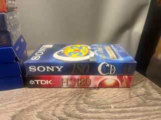 Lote Cintas VHS Vírgenes Sony, Philips, TDK
