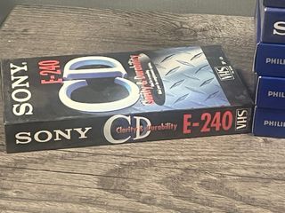 Lote Cintas VHS Vírgenes Sony, Philips, TDK