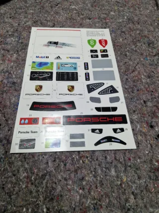 Playmobil Porsche 911 Stickers Ref 9225