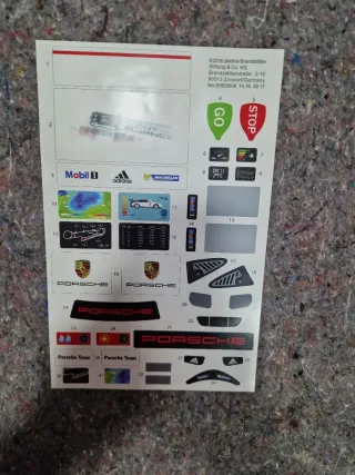 Playmobil Porsche 911 Stickers Ref 9225