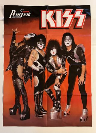 KISS PACK 8 MEGA POSTERS METAL HAMMER.