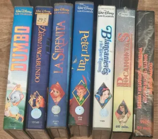 Lote 14 Películas VHS Disney Clásicos y Más