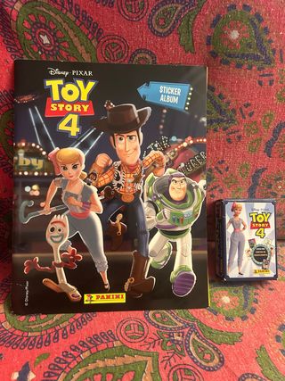 Toy Story 4 Álbum y Trading Cards. Completos.