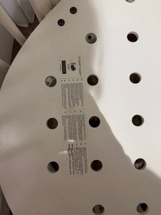 Cuna Stokke ovalada blanca