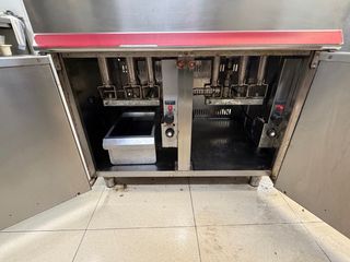 Freidora Industrial Hostelería Inox Doble Cubeta