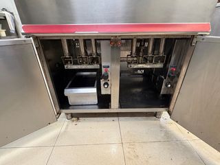 Freidora Industrial Hostelería Inox Doble Cubeta