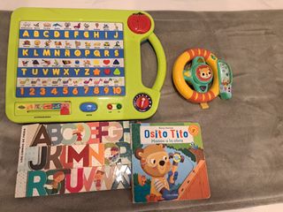 Juguetes educativos bebé: Abecedario y volante