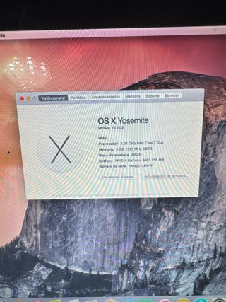 Ordenador Apple iMac Plata/Blanco