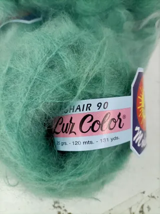 Lote 20 ovillos Mohair 90%