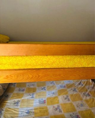 Litera de madera de pino
