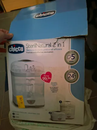 Esterilizador Chicco SterilNatural 2 en 1
