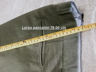 Pantalón de vestir verde oliva para hombre