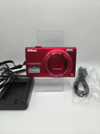 Nikon Coolpix S6100 Rossa