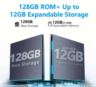 Tablet 10.1 Android 15, 12 RAM + 128 ROM