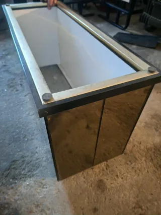 Maceta Grande Acristalada Negra y Dorada