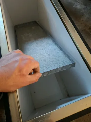 Maceta Grande Acristalada Negra y Dorada