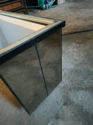 Maceta Grande Acristalada Negra y Dorada