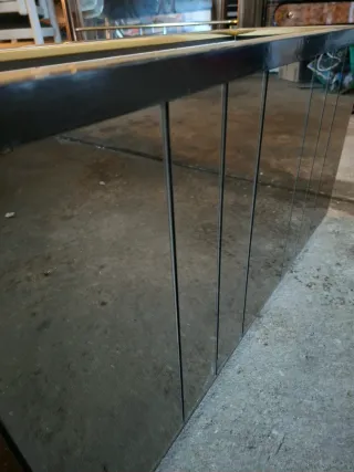 Maceta Grande Acristalada Negra y Dorada