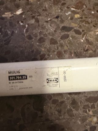 Lote Barras Colgar Ropa IKEA MULIG