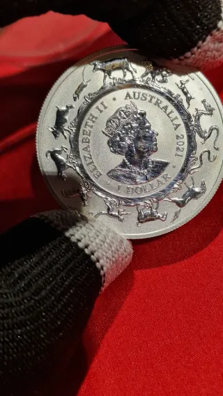 Moneda Plata 1 oz .999 Año del Buey