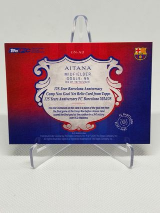 Aitana Bonmati /75 Relic FC Barcelona Topps