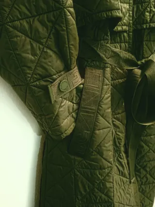 Parka Purificación García Verde Talla M