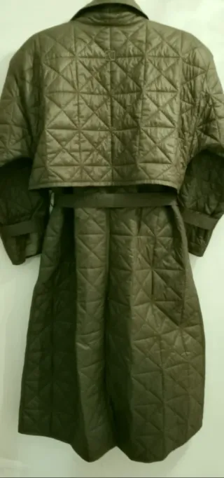 Parka Purificación García Verde Talla M