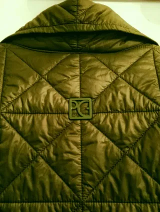 Parka Purificación García Verde Talla M