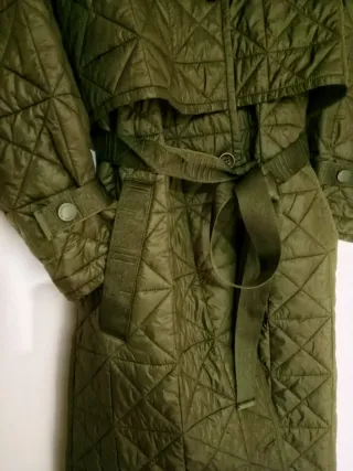 Parka Purificación García Verde Talla M