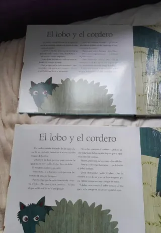 Libro puzzle fábulas de la fontaine cuento nuevo