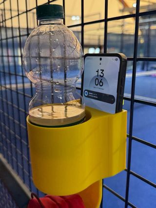 Portabotellas y soporte móvil para vallas