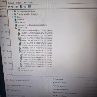 Torre Gaming i9 9900KF 32GB TridentZ RGB