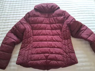 Chaqueta acolchada granate