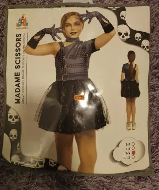 Disfraz Madame Scissors Partilandia Talla 7-9