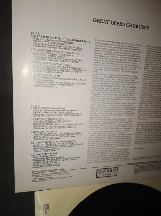 LP Great Opera Choruses - Clásicos de Ópera
