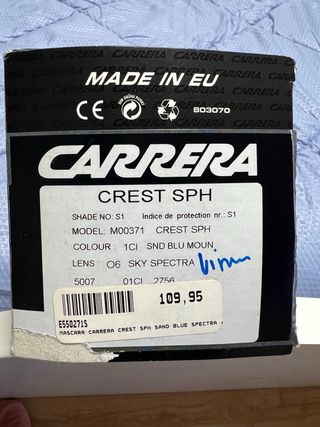 Máscara de esquí Carrera Crest Sph