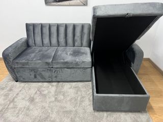 Sofá Cama RIO - Chaise Longue Reversible con Almacenamiento