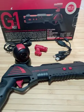 2 Pistolas RGT G1 + Time Crisis 2 y 3. PS2