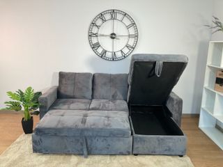 Sofá de 3 plazas 215cm moderno – Reversible y con almacenamiento