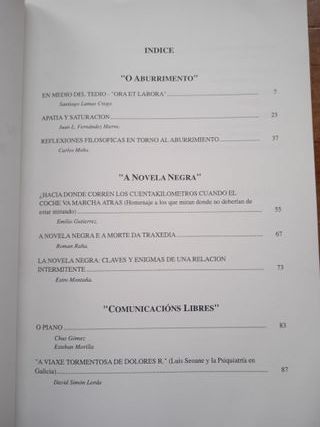 Psiquiatría e literatura, jornadas AGSM (4 libros)