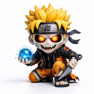 Figura Naruto Chibi Modo Demonio 12cm