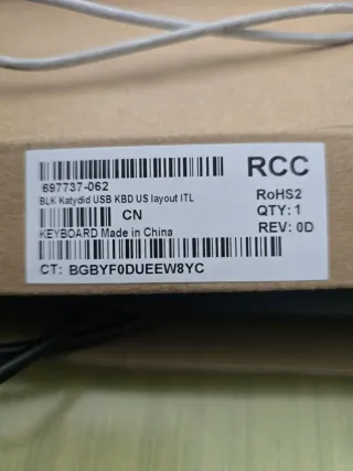 Tastiera Lenovo Nera