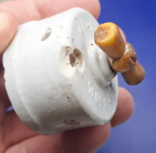 2 Interruptores Antiguos de Porcelana