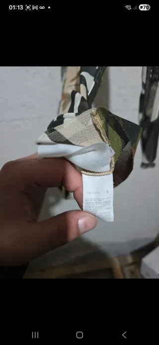 T-shirt Benetton donna manica lunga S