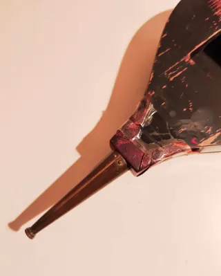 Reloj de fuelle antiguo decorativo