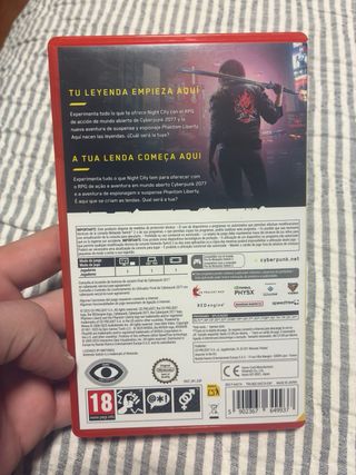 Cyberpunk 2077 Switch + Pegatinas