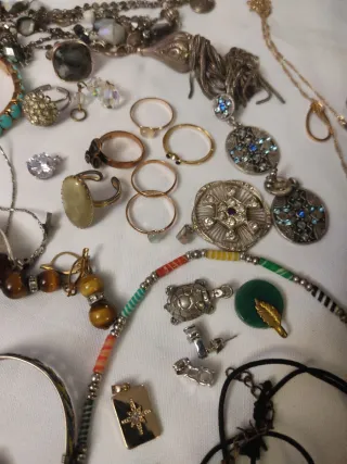 Lote bisutería antigua