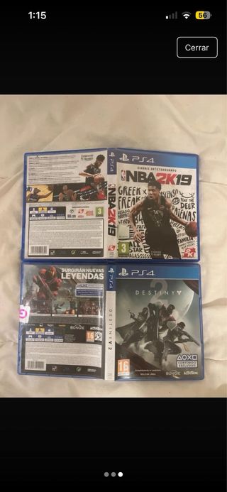 Juegos PS4: NBA 2K19 y Destiny 2