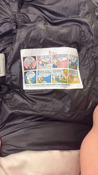 Chaleco Moncler Agay Talla 2 (M) Negro